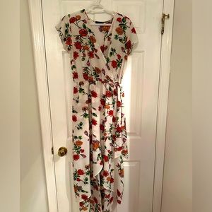 Floral Print Maxi Dress